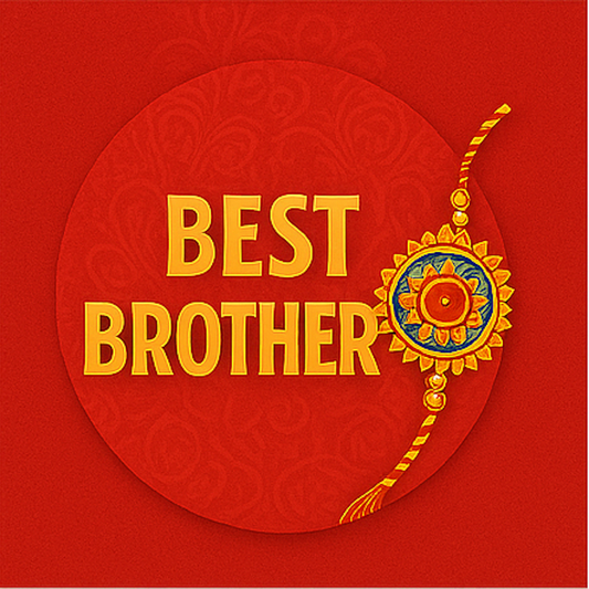Rakhi Fridge Magnet for Brother – Choose Design or Personalize It!